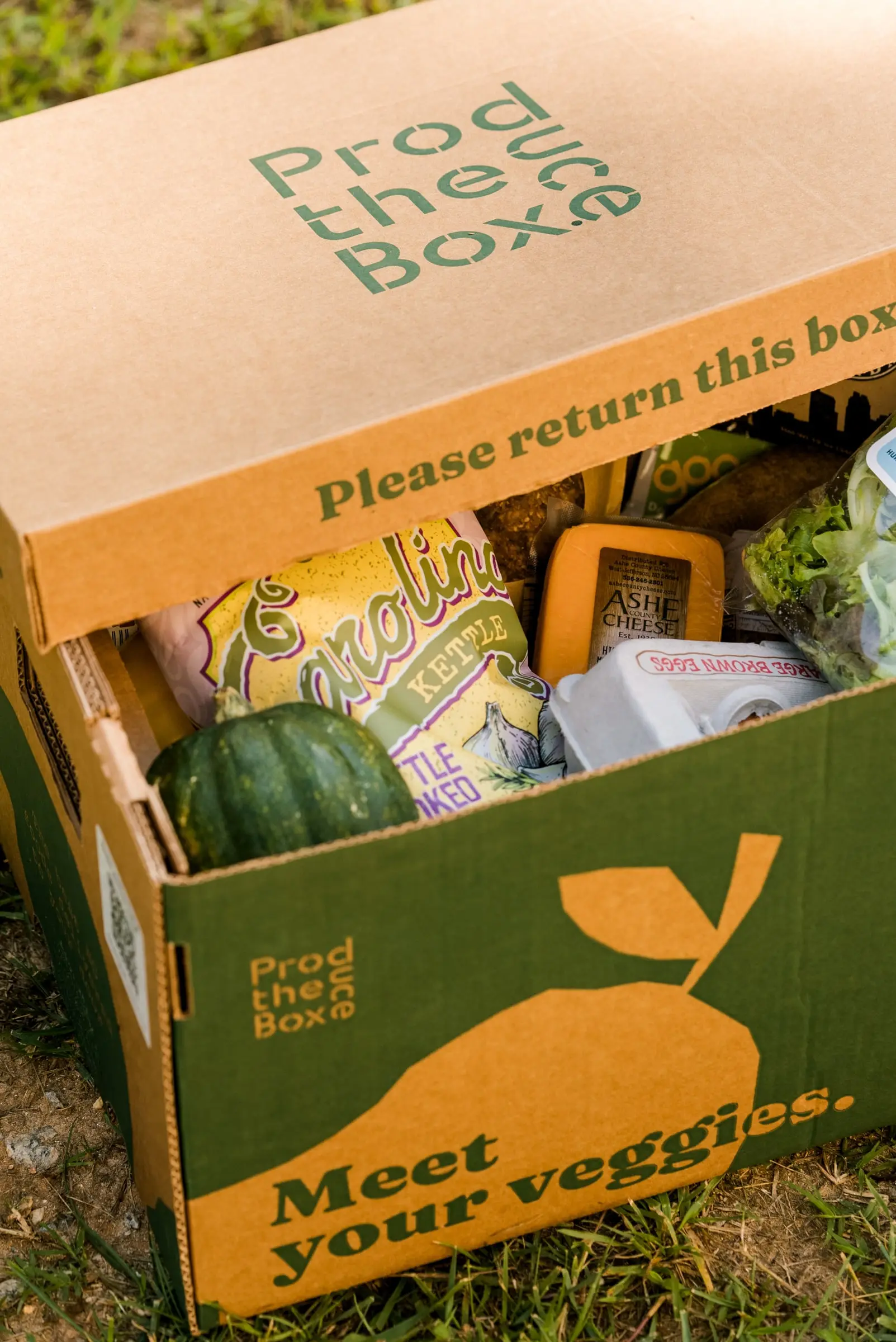 An produce box